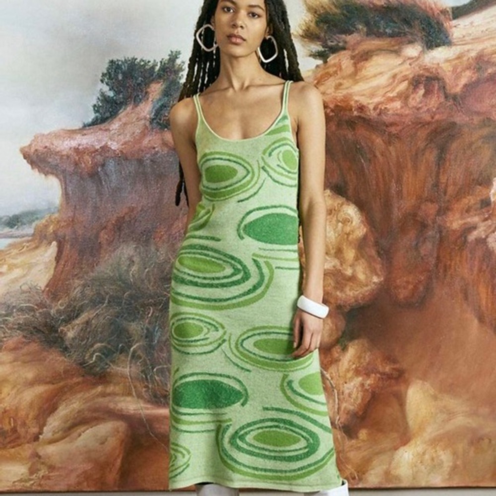 House of Sunny Green Hockey Dress